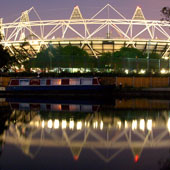 House Boat at the Olympic Stadium